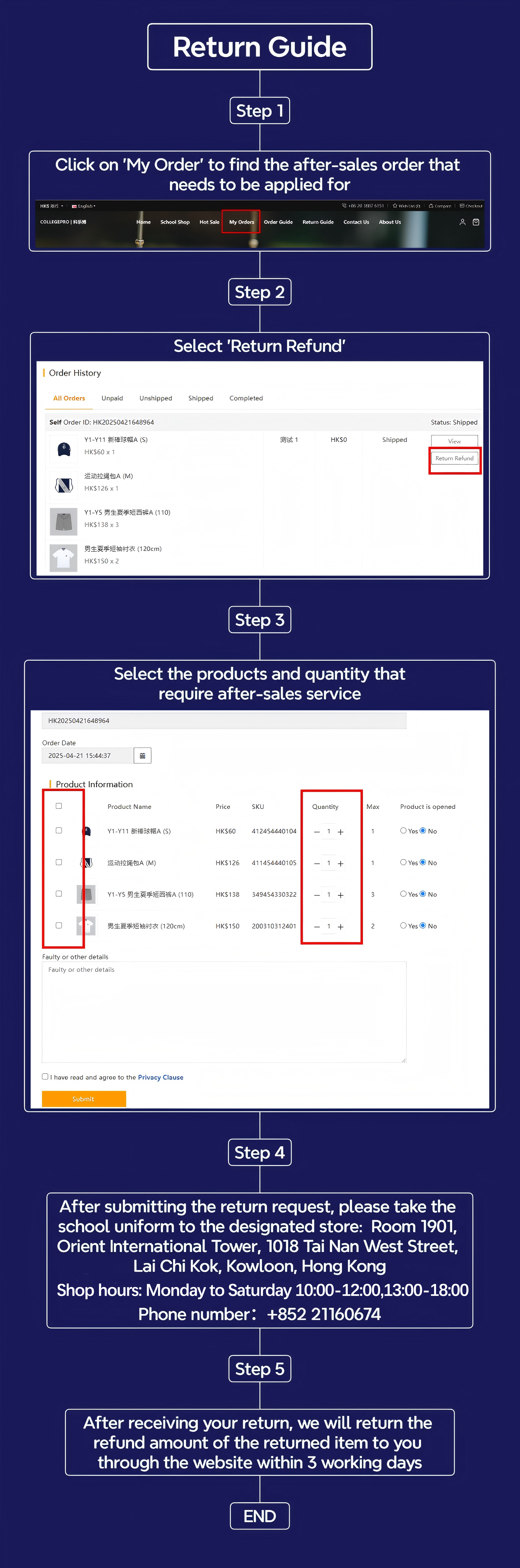 Return Guide